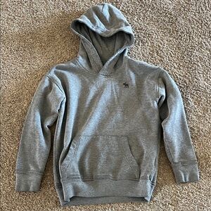 Abercrombie Kids Charcoal Hoodie with Moose Logo